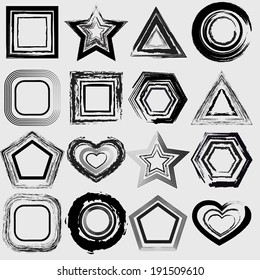 Grunge shapes 