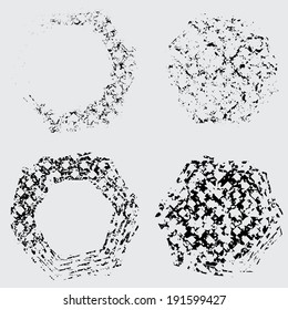 Grunge shapes 