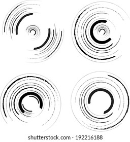 Grunge shapes