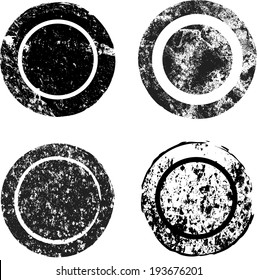 Grunge shapes