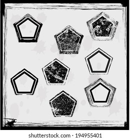 Grunge shapes 
