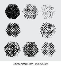 Grunge shapes 