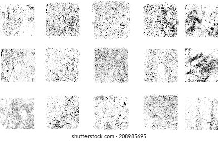 grunge shapes