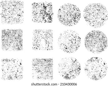 Grunge shapes 