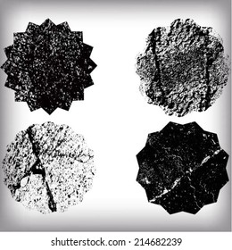 Grunge shapes