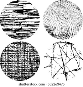 Grunge shapes