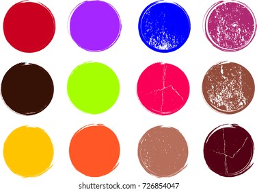 Grunge shapes