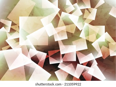Grunge shapes background