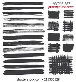 grunge shapes for design