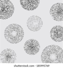 Grunge shapes. Vector illustration. Decorative elements. 