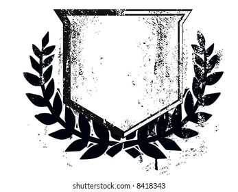 grunge shield