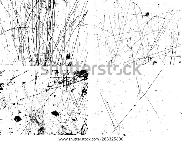 Grunge Sketch Effect Texture Collection Stock Vector Royalty Free 283325600 