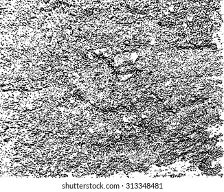 Grunge Sketch Effect Texture . Cracked Surface . Vector Background .