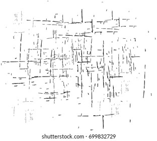 Grunge Sketch Effect Texture. A group of abstract grunge sketches