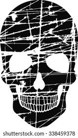 grunge skull