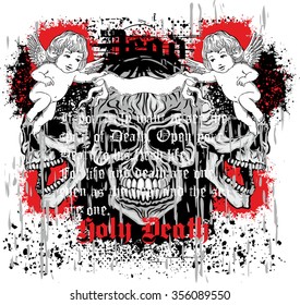 grunge  skull