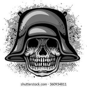 grunge skull 