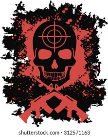grunge skull target
