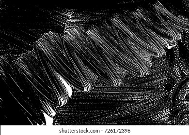 Grunge soap texture black and white. Distress rough foam trace gorgeous background. Noise dirty rectangle grunge. Dirty artistic. Vector illustration 92.