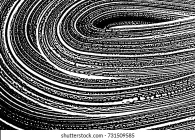 Grunge soap texture black and white. Distress black and white rough foam trace bewitching background. Noise dirty rectangle grunge foam texture. Dirty artistic soap background.