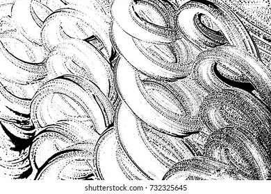 Grunge soap texture black and white invert. Distress black and white rough foam trace fetching background. Noise dirty rectangle grunge foam texture. Dirty artistic soap background.