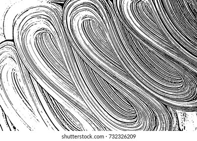 Grunge soap texture black and white invert. Distress black and white rough foam trace magnetic background. Noise dirty rectangle grunge foam texture. Dirty artistic soap background.