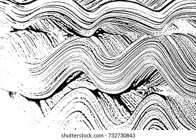 Grunge soap texture black and white invert. Distress black and white rough foam trace astonishing background. Noise dirty rectangle grunge foam texture. Dirty artistic soap background.