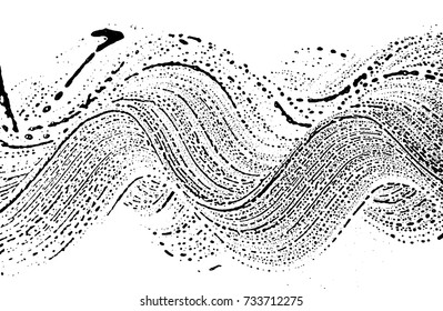 Grunge soap texture black and white invert. Distress black and white rough foam trace bizarre background. Noise dirty rectangle grunge foam texture. Dirty artistic soap background.