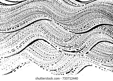 Grunge soap texture black and white invert. Distress black and white rough foam trace incredible background. Noise dirty rectangle grunge foam texture. Dirty artistic soap background.