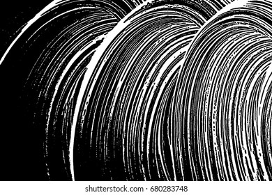 Grunge soap texture. Distress black and white rough foam trace symmetrical background. Noise dirty rectangle grunge foam texture. Dirty artistic soap background. Vector illustration.