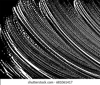 Grunge soap texture. Distress black and white rough foam trace overwhelming background. Noise dirty rectangle grunge foam texture. Dirty artistic soap background. Vector illustration.
