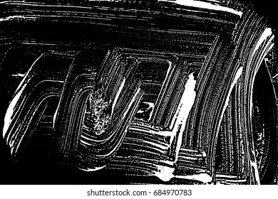 Grunge soap texture. Distress black and white rough foam trace incredible background. Noise dirty rectangle grunge foam texture. Dirty artistic soap background. Vector illustration.