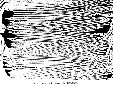 Grunge soap texture invert. Distress black and white rough foam trace elegant background. Noise dirty rectangle grunge foam texture. Dirty artistic soap background. Vector illustration.