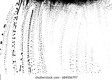 Grunge soap texture invert. Distress black and white rough foam trace mesmeric background. Noise dirty rectangle grunge foam texture. Dirty artistic soap background. Vector illustration.