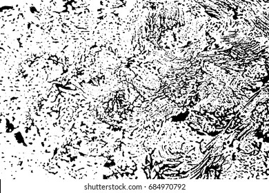 Grunge soap texture invert. Distress black and white rough foam trace exquisite background. Noise dirty rectangle grunge foam texture. Dirty artistic soap background. Vector illustration.