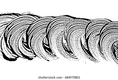 Grunge soap texture invert. Distress black and white rough foam trace impressive background. Noise dirty rectangle grunge foam texture. Dirty artistic soap background. Vector illustration.