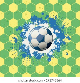 grunge soccer background