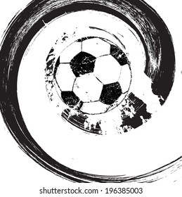 Grunge soccer background
