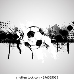 Fondo de fútbol grunge