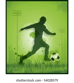 Fondo de fútbol de Grunge