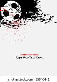 grunge soccer background