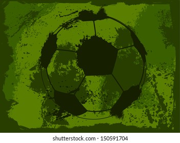 Grunge Soccer ball