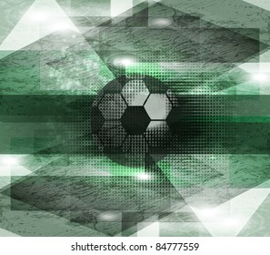 Grunge Soccer Ball background