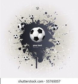 Grunge Soccer Balls