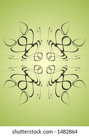 Grunge space warp background