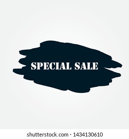 Grunge special sale banner template design, vector illustration eps10