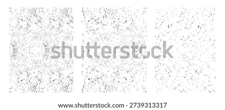 Grunge speckle texture background. Overlays stamp texture with effect grunge, concrete, spray effect and drop ink splashes. Grunge pattern on transparent background