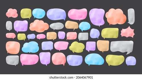 grunge speech bubble cut paper design template. Vector illustration for your business 