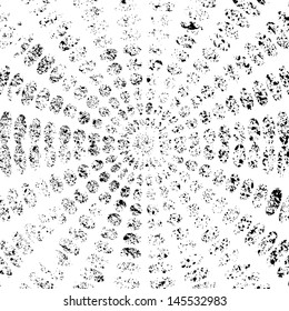 grunge spiral background. Vector illustration. 