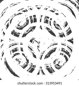 Grunge Spiral Overlay Texture for your design. EPS10 vector.